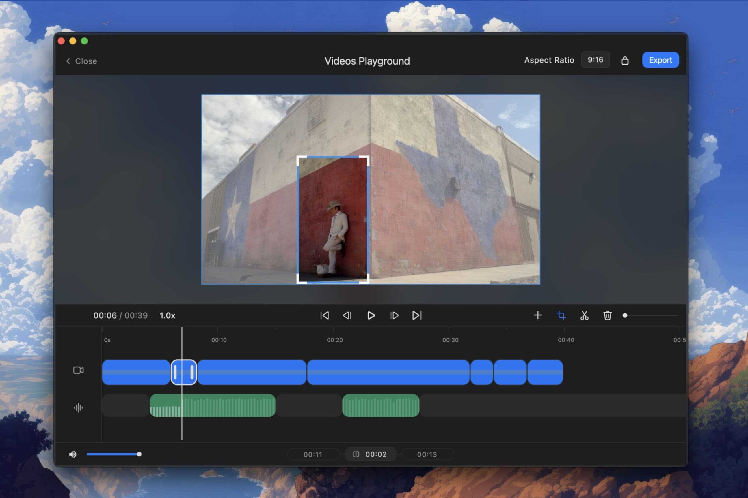 Crop, Trim, merge video clips frame by frame